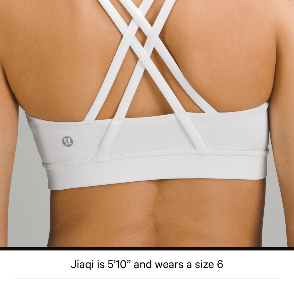 Lululemon Energy White Sports Bra - Picture 3 of 5